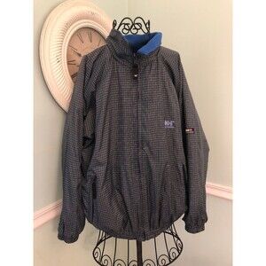 Helly Hansen MatchRace Reversible Fleece Blue Gray Winter Jacket VTG Small